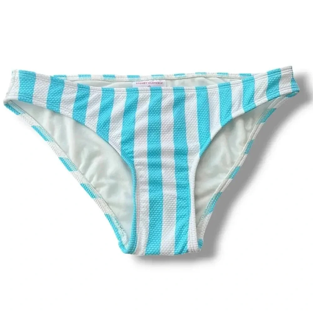 Stoney Clover Lane x Target Blue & White Striped Bikini Bottoms 2X NWT